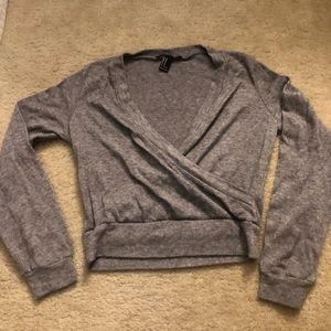 Knit cropped sweater